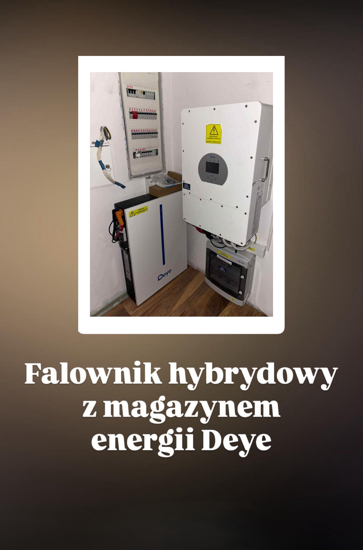 Falownik hybrydowy z magazynem energii Deye
